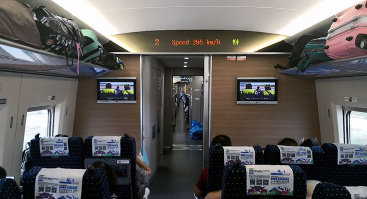 inside chinese train