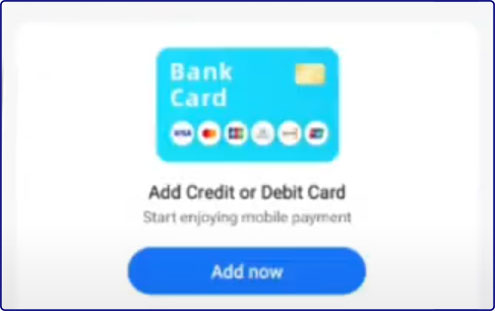 Add a credit or debit card