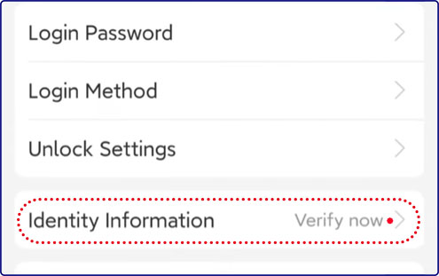 Verificación de identidad